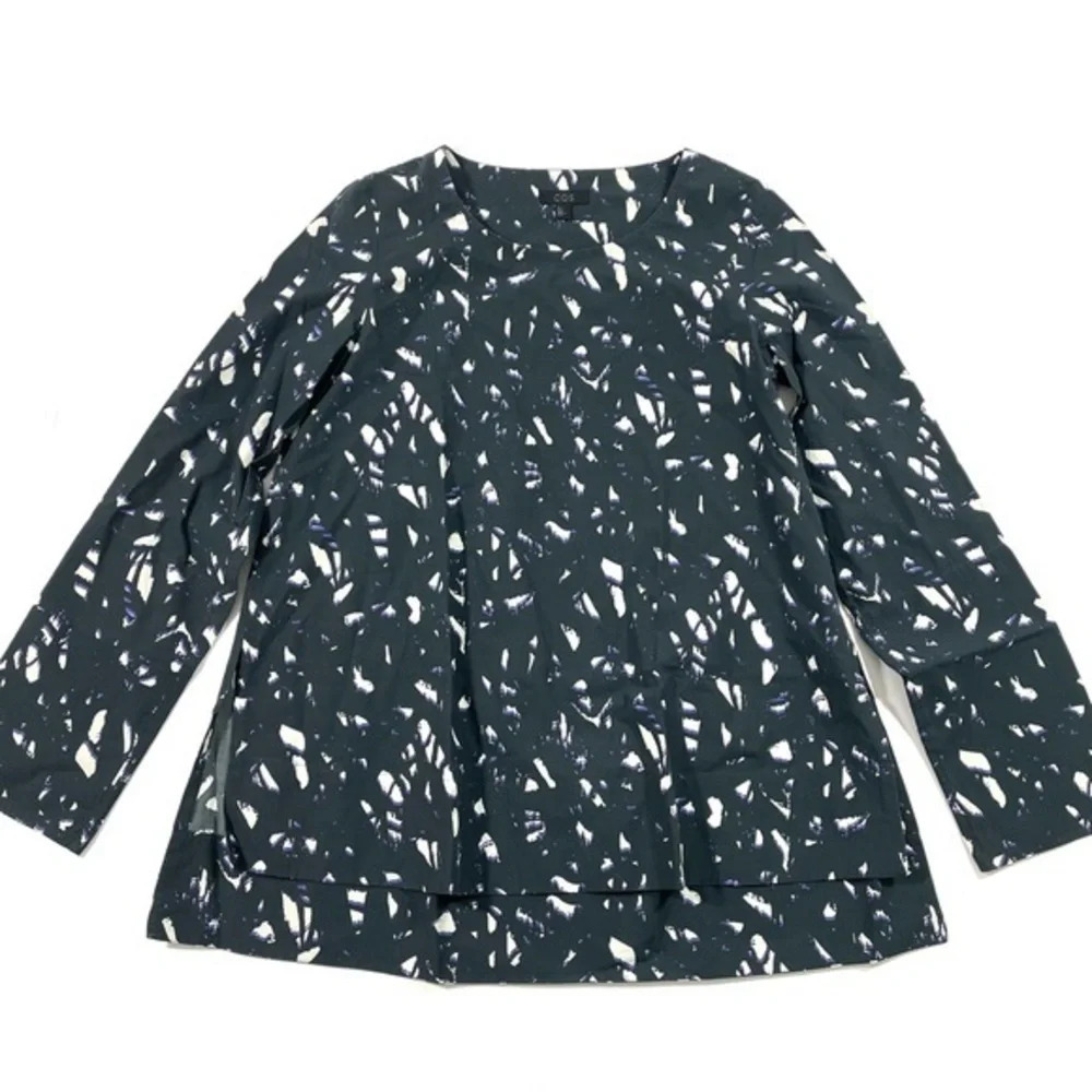 COS Cotton Printed Tunic Blouse